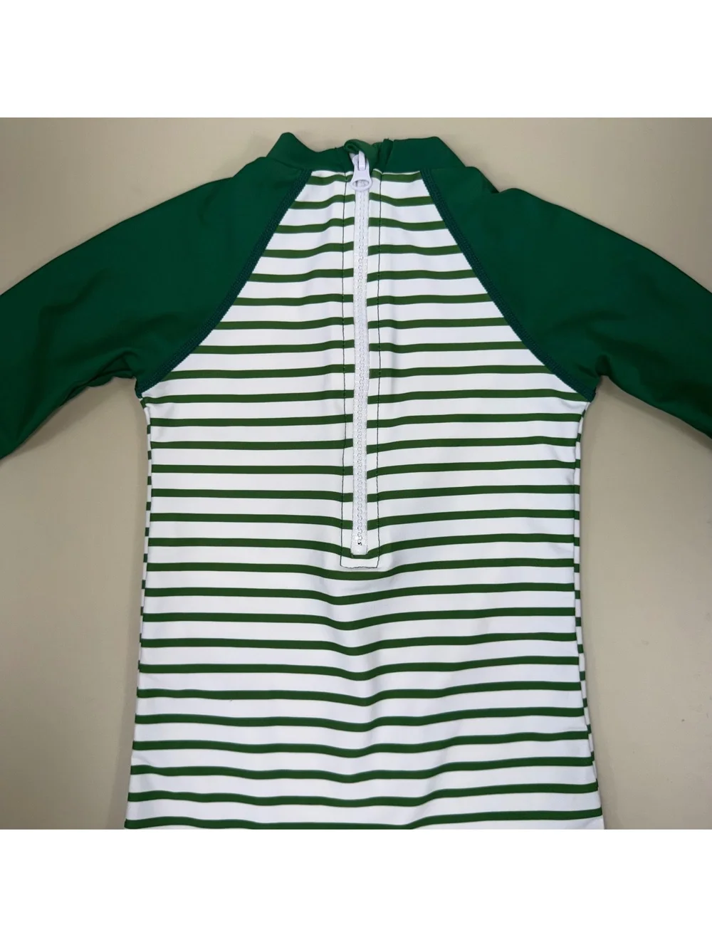Umelok Crocodile Rash Guard Swimsuit & Sun Hat 9-12M